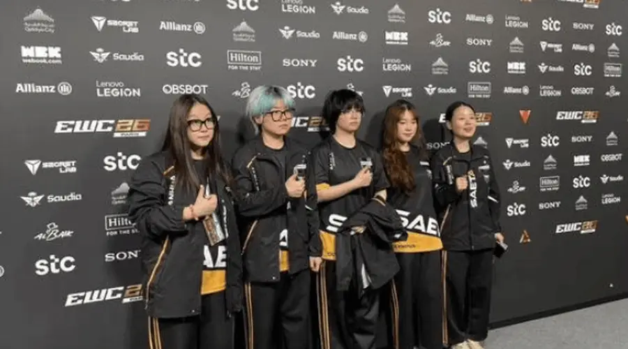 EWC中国队取得开门红,唯一的女子战队很争气,成功战胜强队