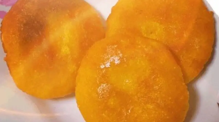 2种食材6步骤 自制蓬松软糯南瓜饼快手教程