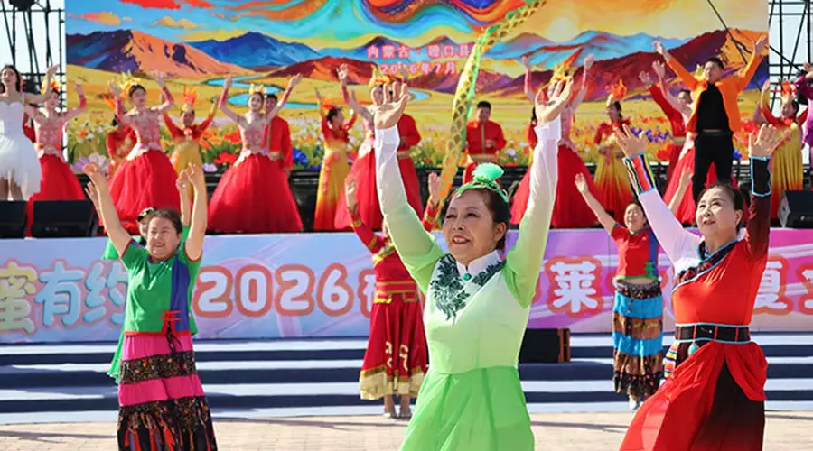 乐渡阴山,甜蜜有约:2026磴口华莱士消夏活动启幕,游客共品蜜瓜盛宴