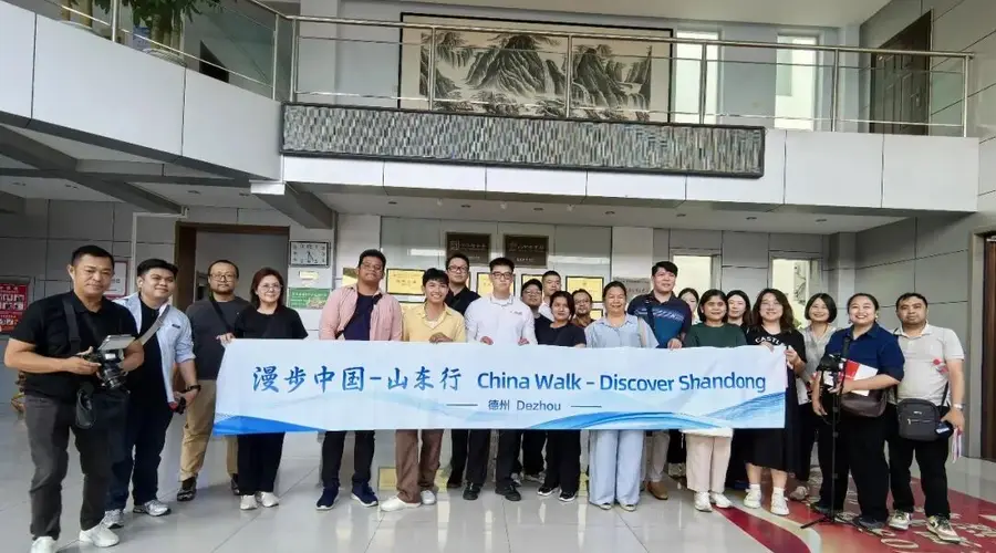 漫步中国—山东行活动走进德州展示德州特色文化与发展成就