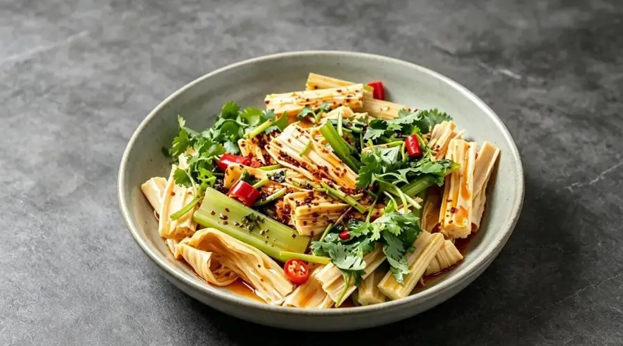 泡发后腐竹热量大幅降低 可替代部分肉蛋但勿当蔬菜多吃