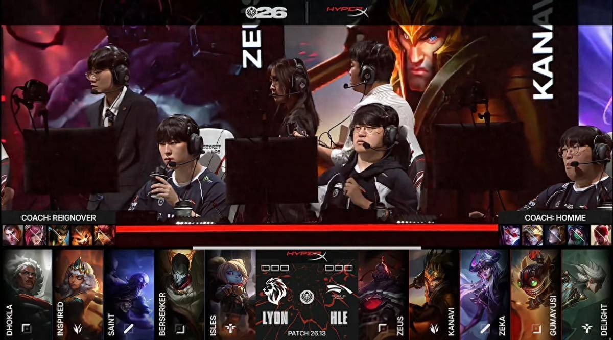 LOL-MSI：Zeus乌鸦“恶魔升华”力挽狂澜，HLE 3-2淘汰LYON