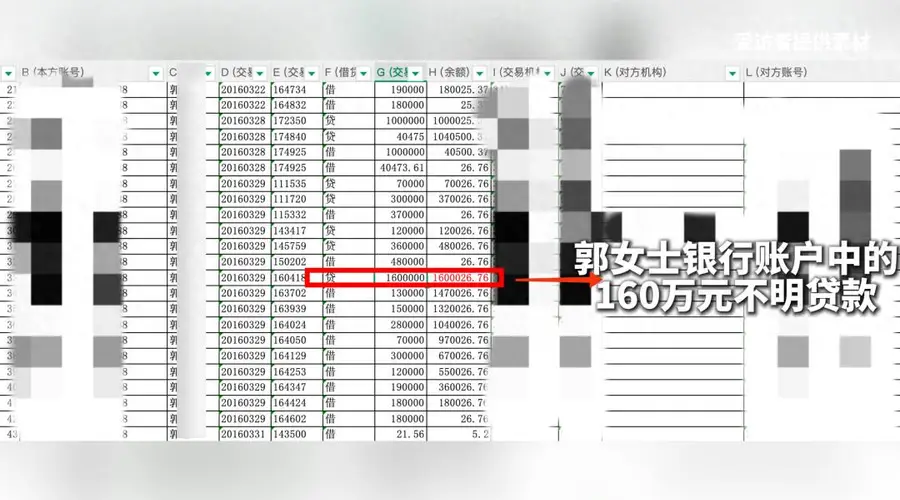 安徽女子称个人账户凭空走账千万,又查出被冒签贷款