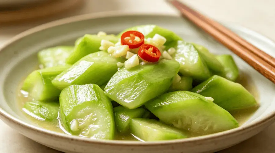 丝瓜成中老年食补优选 膳食纤维维生素矿物质功效多