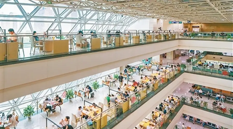 图书馆里品味书香