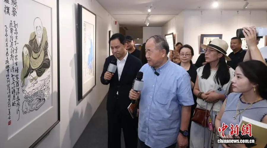 莫言王振结伴七载文墨共生 推出十八罗汉诗画特展