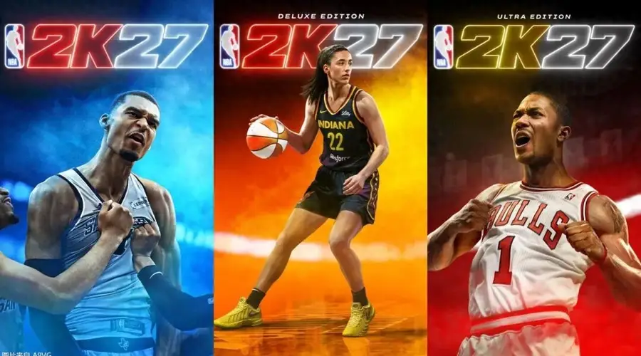 NBA 2K27》发售日定档9月4日 三大球星分别担任三版本封面人物
