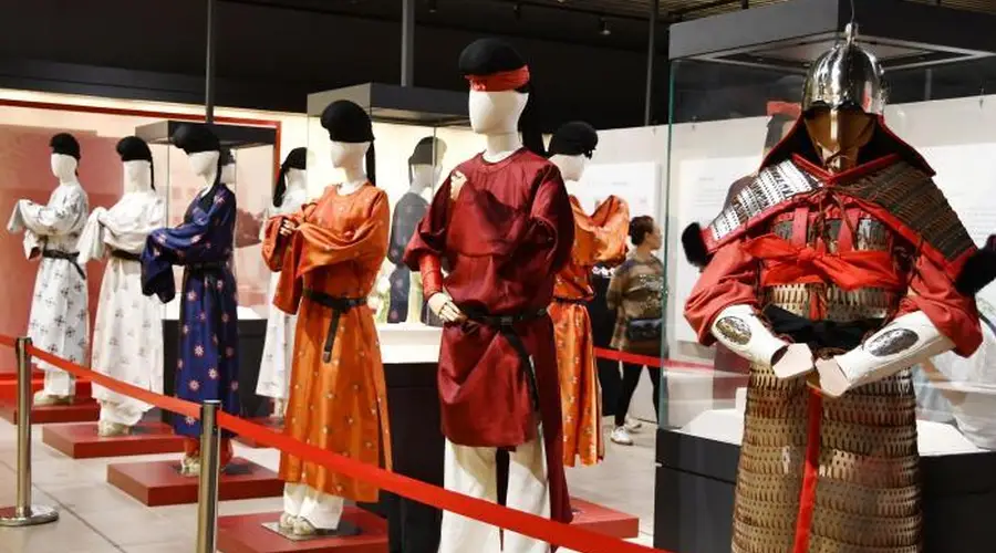 唐代渤海贞孝公主墓壁画服饰复原成果首展亮相吉林延边