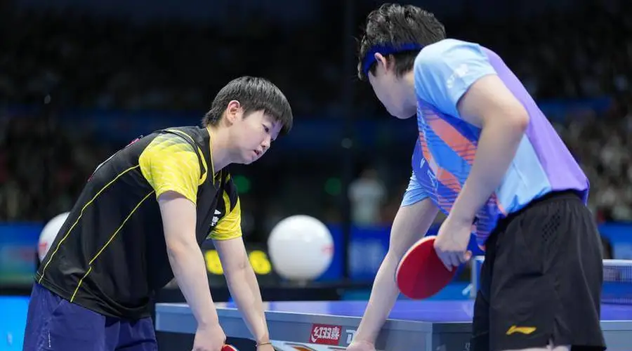 乒乓球全锦赛混双-莎头组合2-3无缘决赛 动漫组合3-0晋级