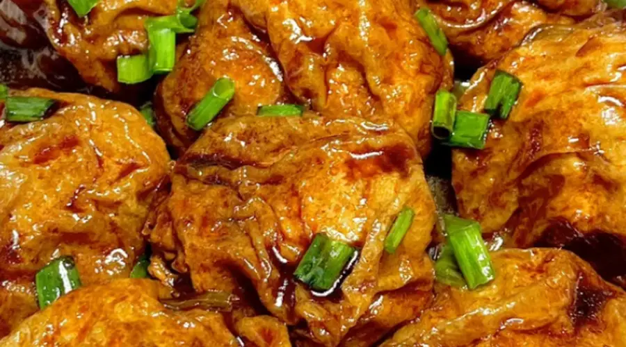 油面筋塞肉：酱香与肉香交织的江南家常味