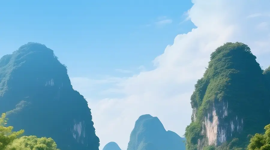 赞皇嶂石岩雨后云海上线 晨雾山峦美成画