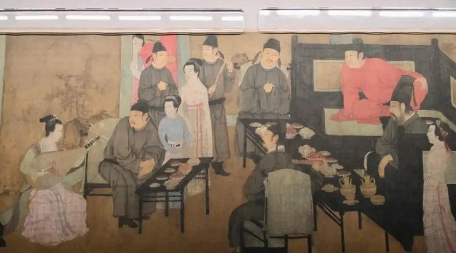 名画《韩熙载夜宴图》亮相杭州 时隔15年再亮相