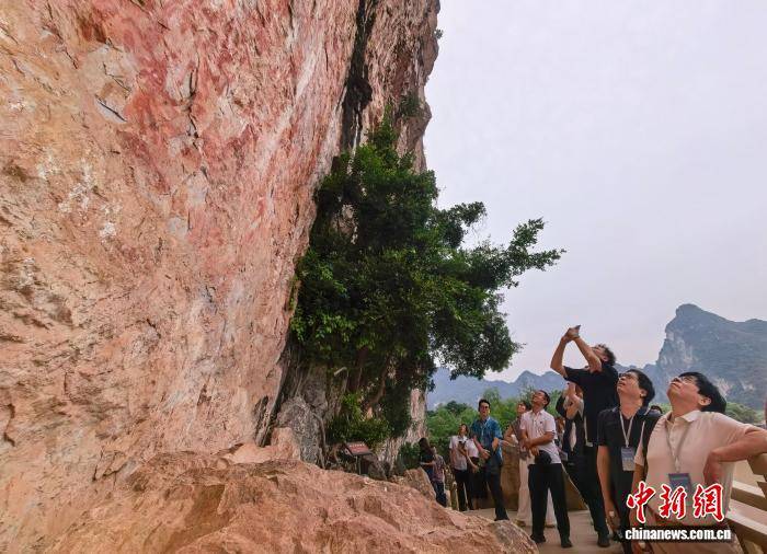 中国首个岩画“入遗”十周年 中外文博专家广西崇左交流保护发展经验