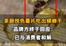 【茶颜悦色薯片吃出蟑螂干,品牌方终于回应啦:已与消费者和解。同款产品未下架,仍在正常陈列销售】