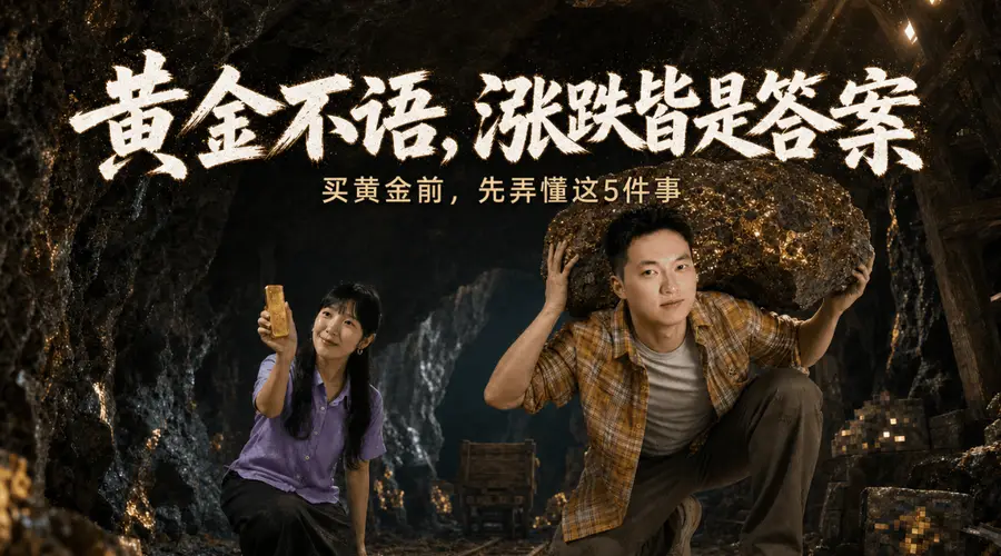 【黄金不语，涨跌皆是答案】