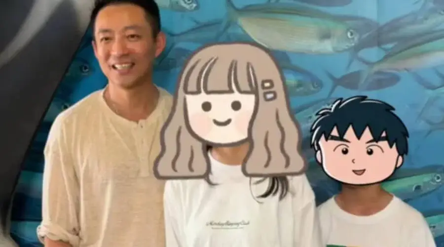 大S一双儿女近照曝光!和爸爸去海洋公园被偶遇