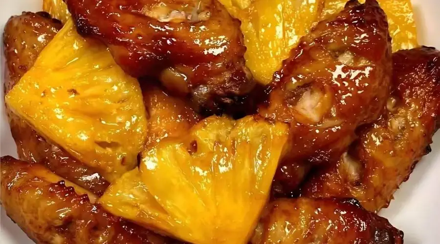 菠萝烤鸡翅:果香爆汁的美味神仙搭配