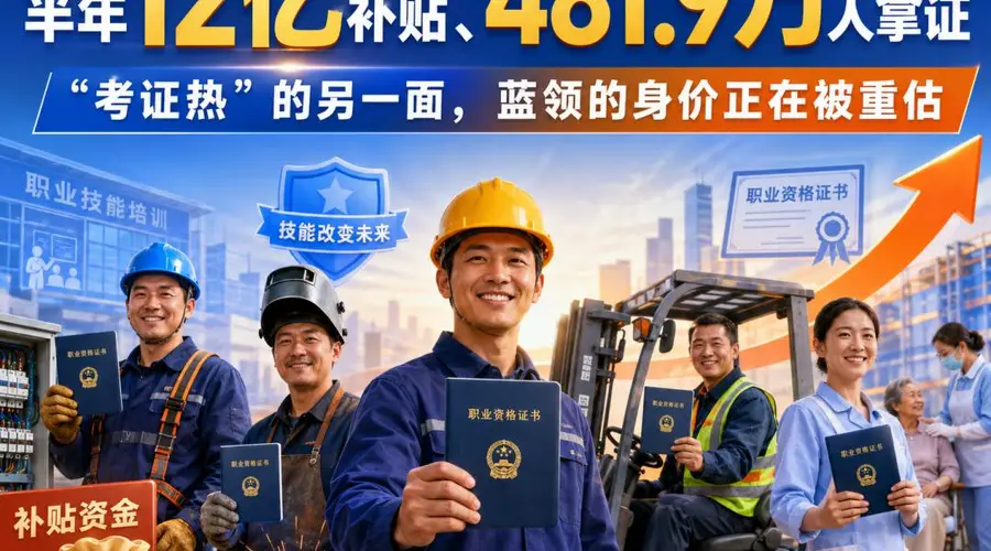 蓝领考证热:技能升级倒逼“蓝领”价值重估