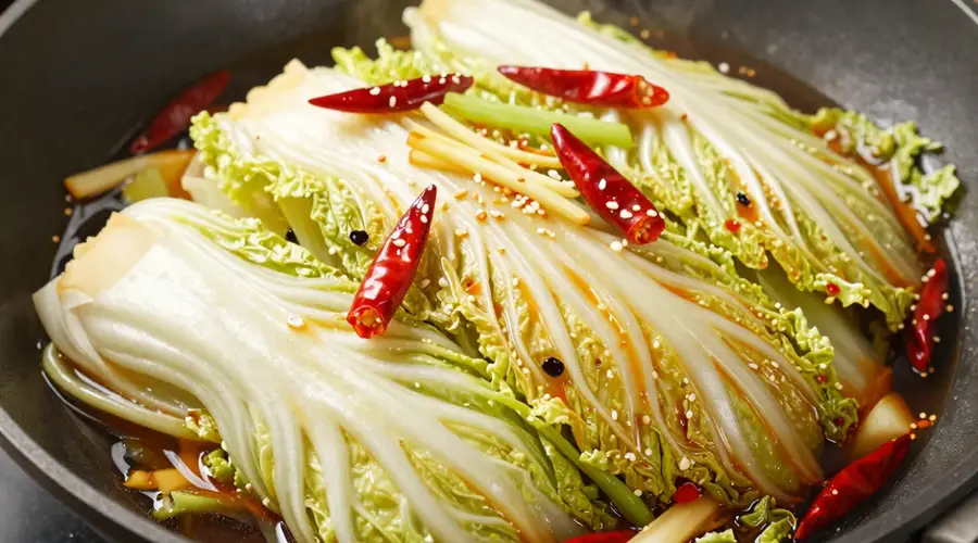 锅烧白菜脆嫩入味秘诀 顺序火候把控让味道超肉香