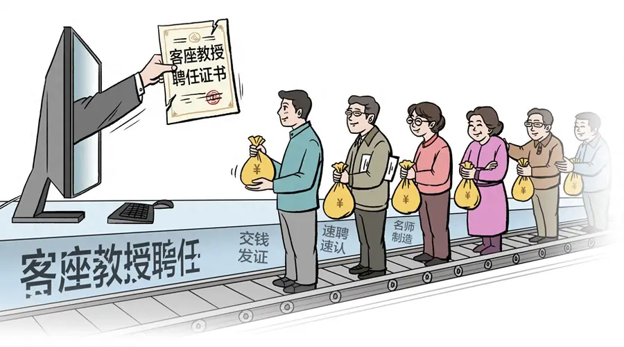 锐评丨花钱买来的客座教授,不过是一场虚假人设秀