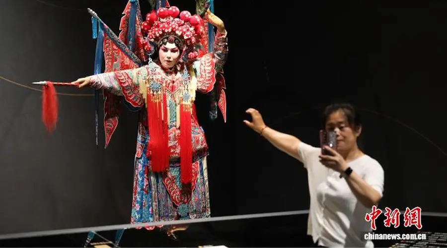 陕西西安：暑期游升温 秦腔艺术博物馆迎游客