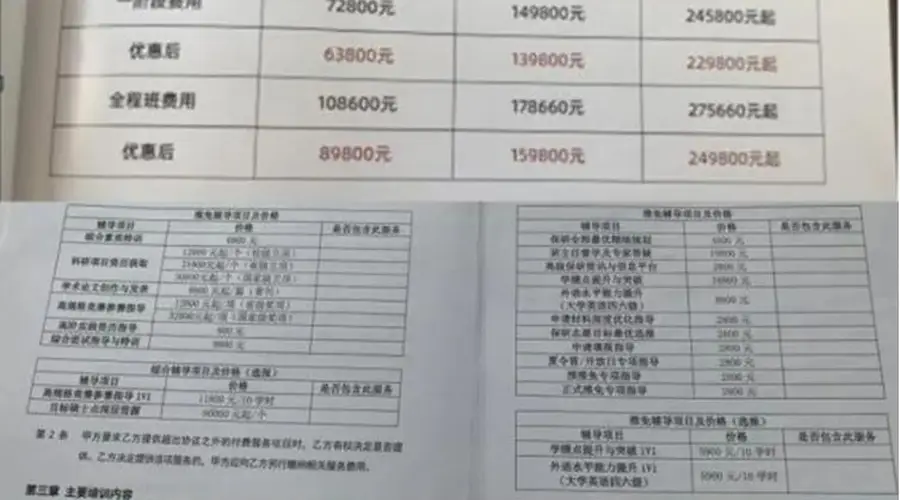 9999元保研套餐暗藏套路 升学焦虑成部分机构牟利工具