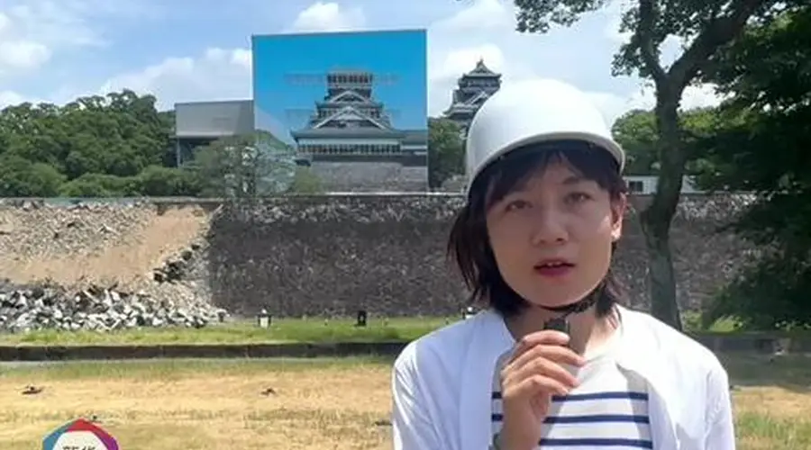 日本熊本7.1级地震致待修熊本城多处石墙坍塌、建筑开裂