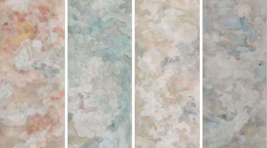 立足三千年传统，这一展览探索帛画在当代的拓展