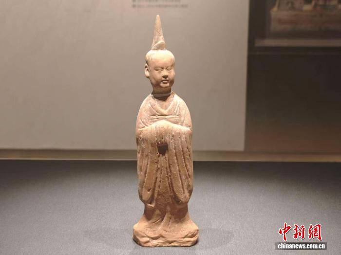 陕西唐代墓发现多件罕见陶俑 为研究道教文化提供新线索