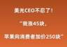 曝美光CEO吐槽:我芯片涨45元,苹果加价250
