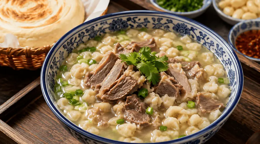 肉夹馍与羊肉泡馍,同带“馍”字为何吃法大相径庭