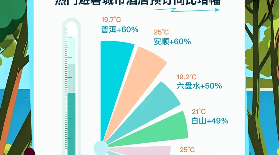 暑期普洱酒店预订量同比增长达六成,南方游客“追凉”热潮涌现