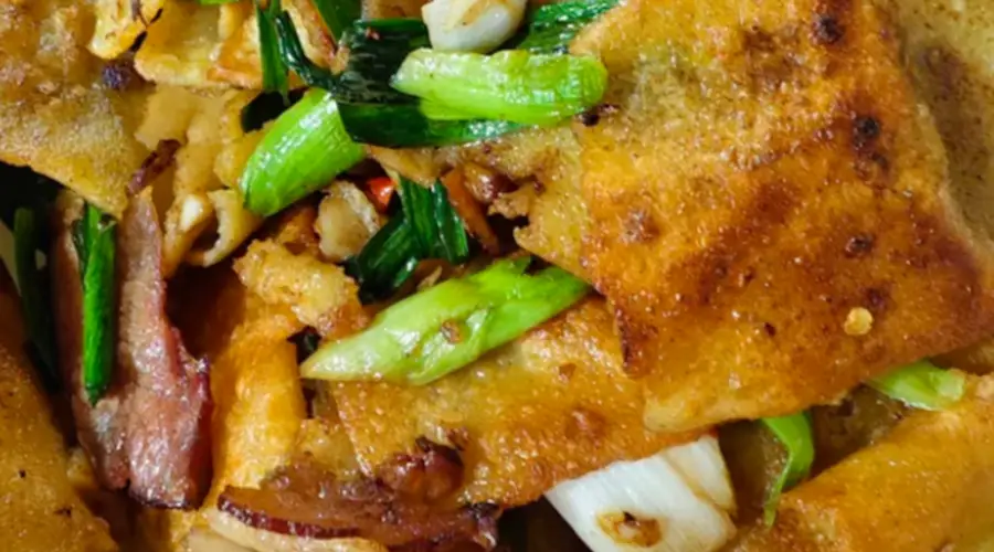 农家风味原汁原味,腊肉炒豆丝牵动异乡思乡情