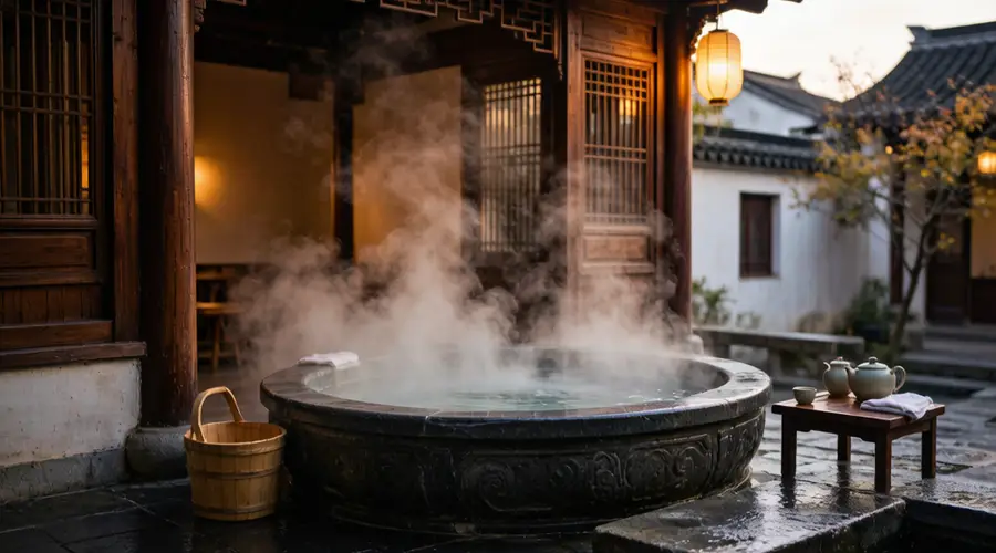 福州城区现存三座百年老汤池 入汤五老规矩仍传于老汤客口耳间