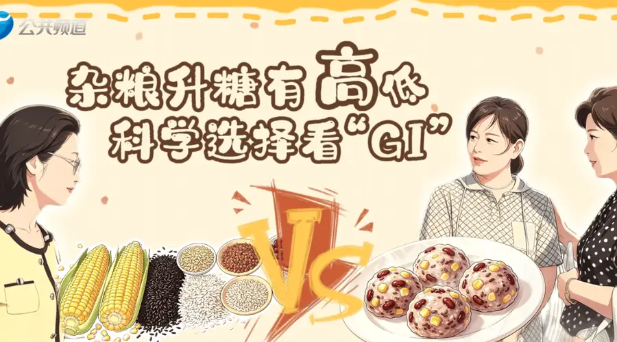 健康生活秀第三季|杂粮升糖有高低!看懂GI值,科学吃主食稳血糖