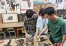 台青走进新疆高校体验非遗木刻版画创作