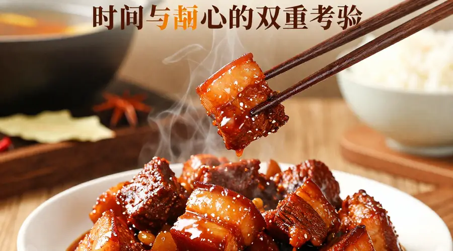 红烧大肉:老汤慢炖出油润软糯,一口穿越回童年灶台