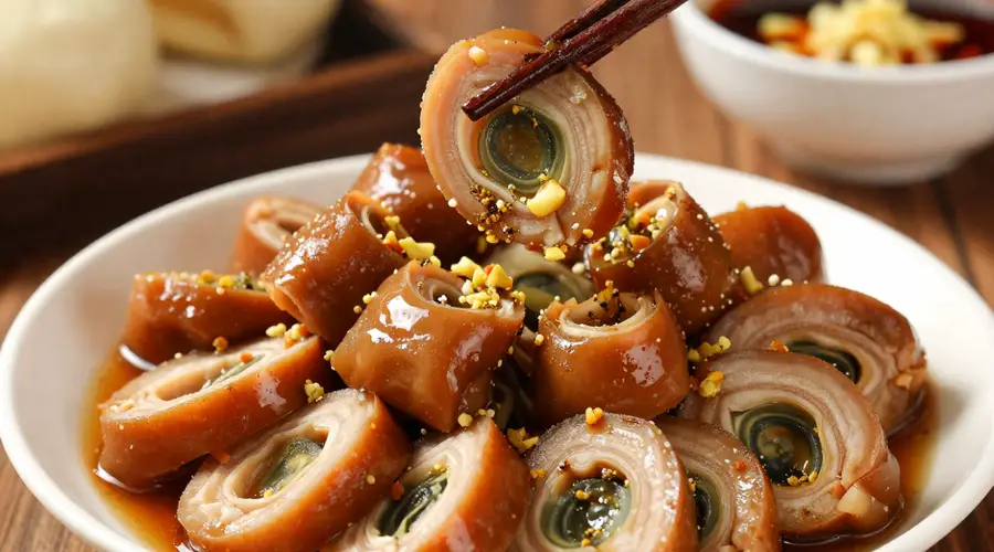 老北京松花小肚儿做法:皮脆肉嫩不腥气