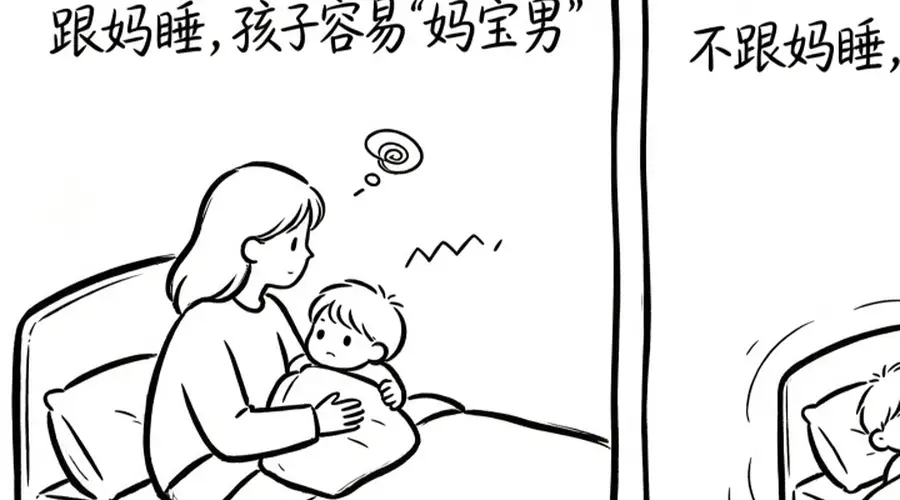 从小跟妈睡与不跟妈睡的孩子，长大后差别大 父母得早了解