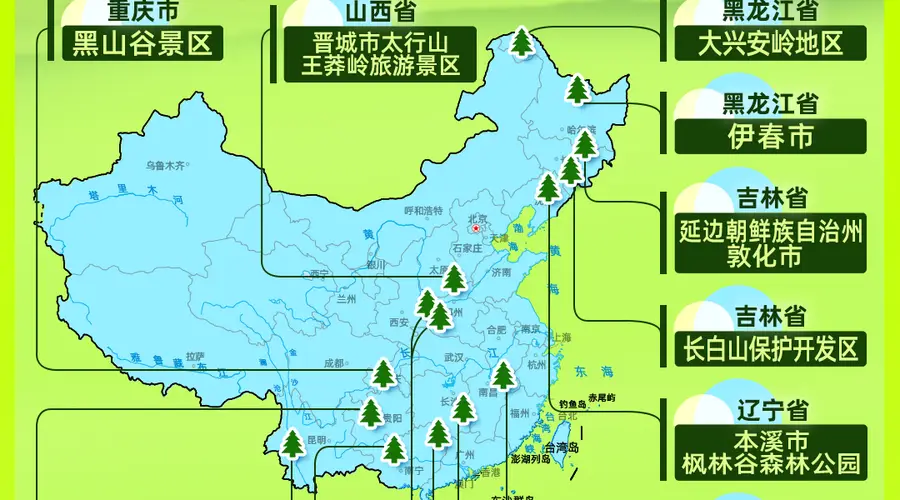 森林避暑好清凉！广西2地上榜全国避暑地图