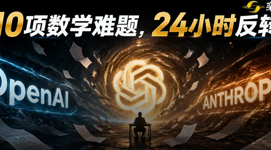 OpenAI10道数学难题成果24小时内被Anthropic公开模型复现半数