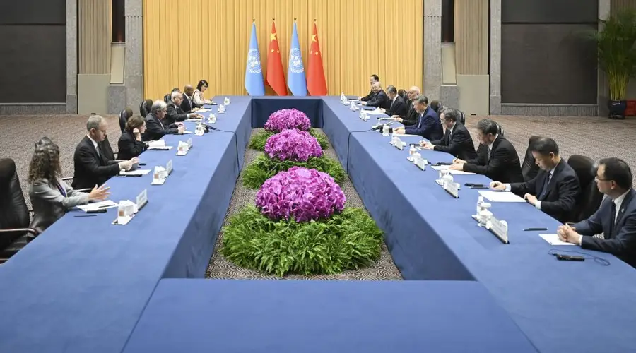 习近平会见联合国秘书长古特雷斯