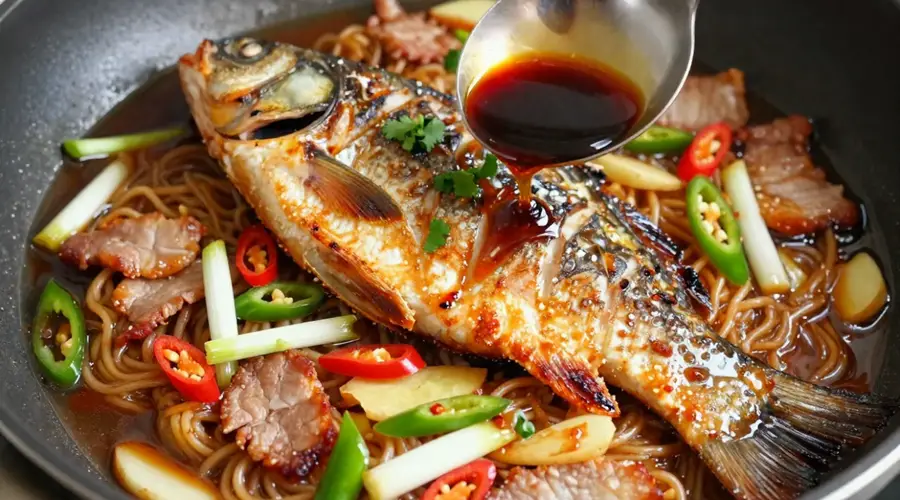 炒面鱼家常做法 鱼肉滑嫩不碎汤汁浓郁超下饭