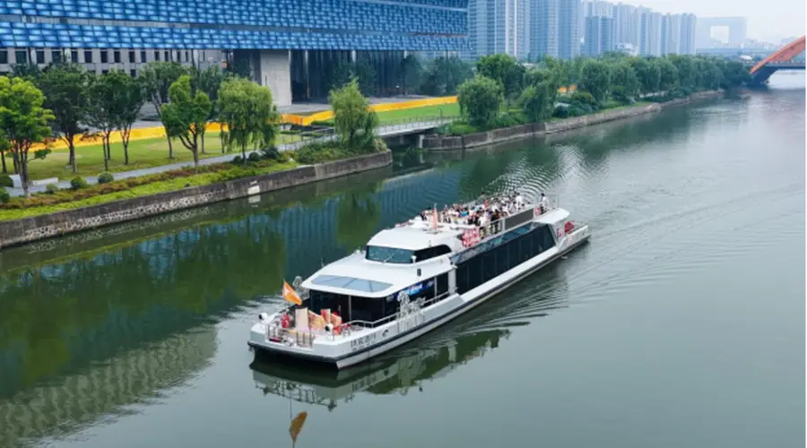 中国故事中国樾|越秀华东携手杭州商旅运河集团共启运河文化体验之旅