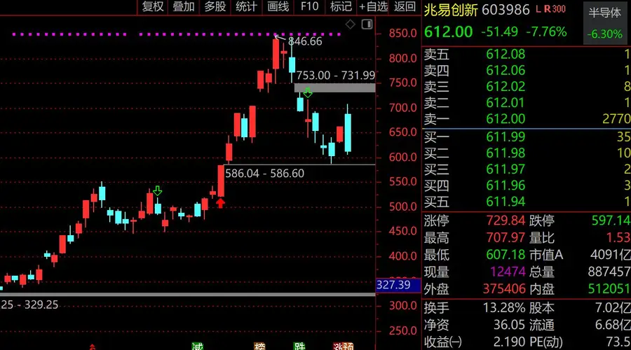 科技股“滑铁卢”背后：8600亿资金激烈绞杀，兆易创新594亿天量刷新记录，宁德时代、中际旭创、寒武纪等龙头全军覆没，后市何去何从？