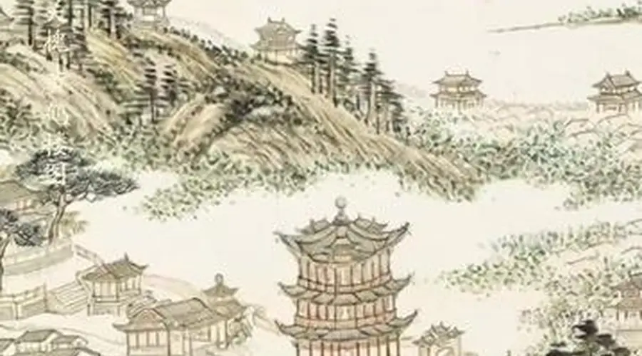 图知道|《黄鹤楼图》:江楼寄古 云山怀远