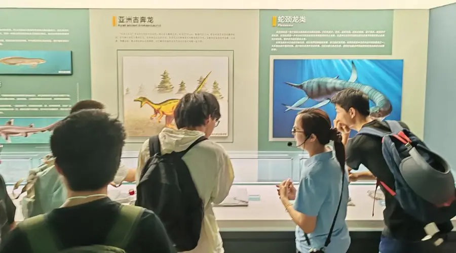 师生走进沙坪坝地质博物馆探秘山城地质