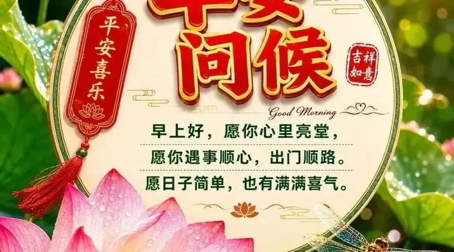 每天早上，都有美好的祝愿