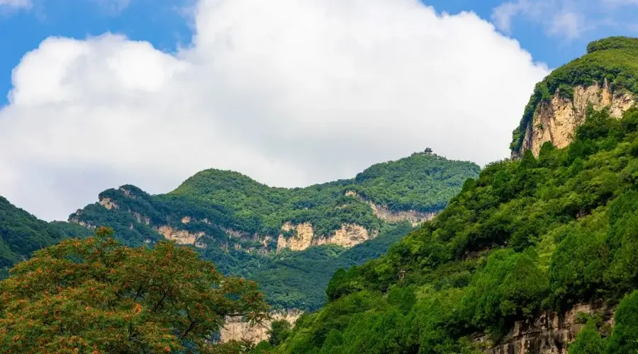 山西云丘山盛夏清凉感拉满 自然制冷胜空调
