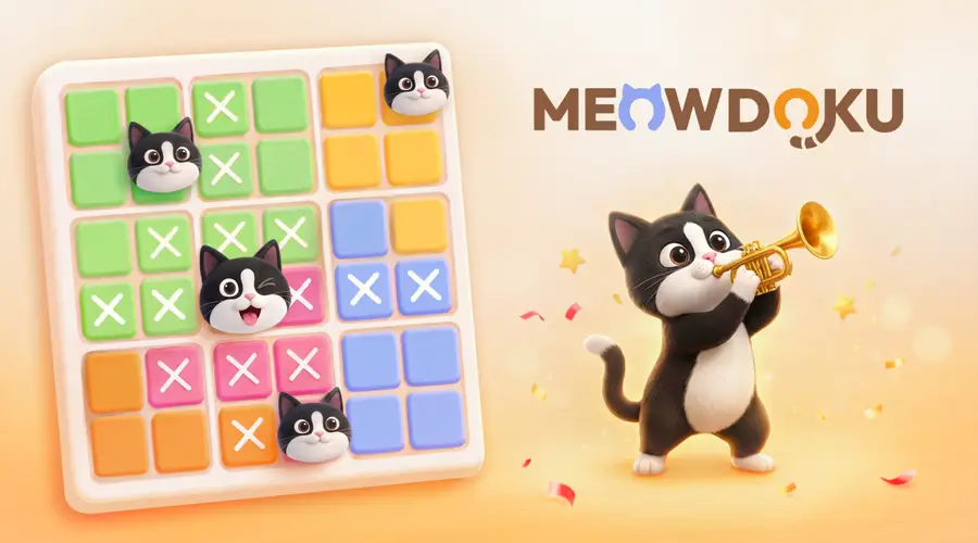 国产休闲游戏《Meowdoku》纯广告变现日入近20万美元 6月下载破千万美国占比27.3%